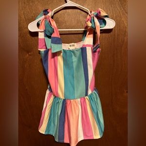 Bibi S Multicolored Tiered Top